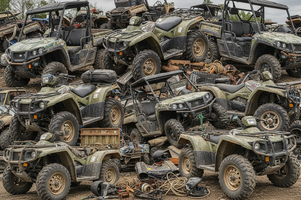 ATV's and UTV's being parted